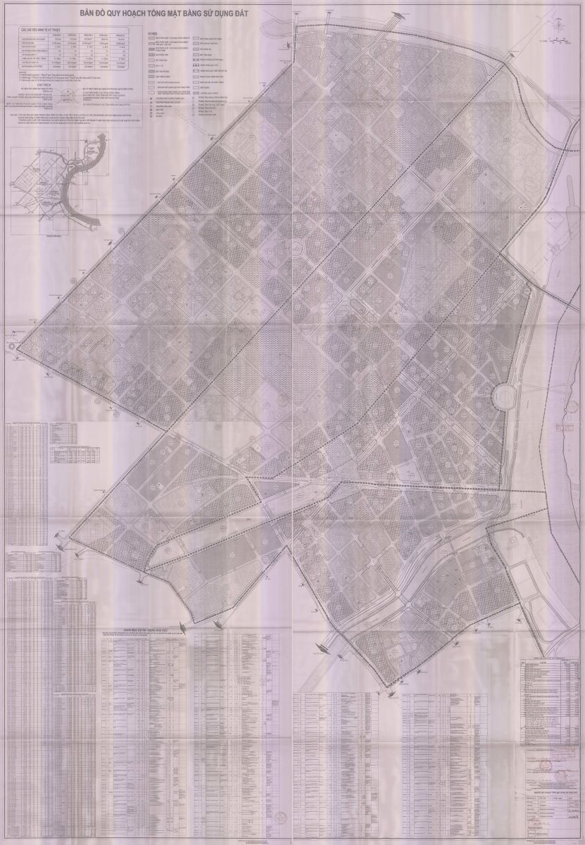 Bản đồ quy hoạch 1/2000 Khu Trung tâm hiện hữu thành phố Hồ Chí Minh, Quận 1